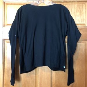 Black long sleeve shirt